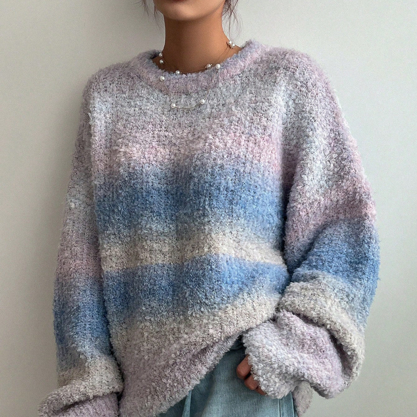 Outer Wear Soft Glutinous Retro Hong Kong Style Sweater