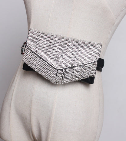 Flash Diamond Mini Sac de téléphone portable pour femmes Sac de ceinture