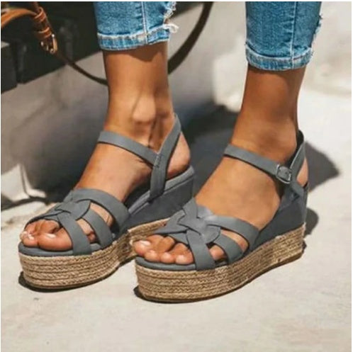 Sandales en chanvre pour femme