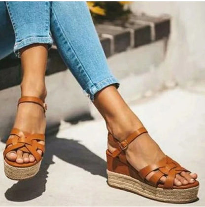 Sandales en chanvre pour femme