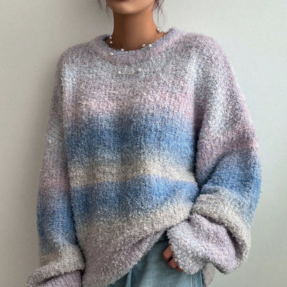 Outer Wear Soft Glutinous Retro Hong Kong Style Sweater