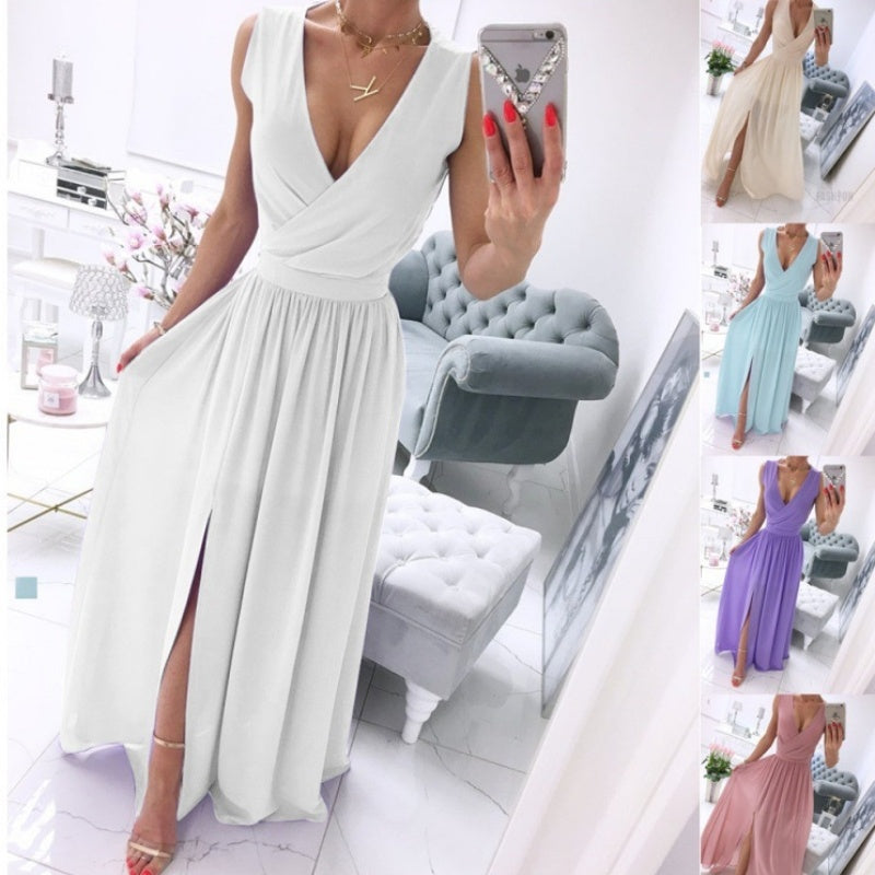 Robe Longue Été Fendue Chic