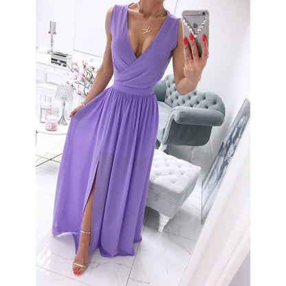 Robe Longue Été Fendue Chic