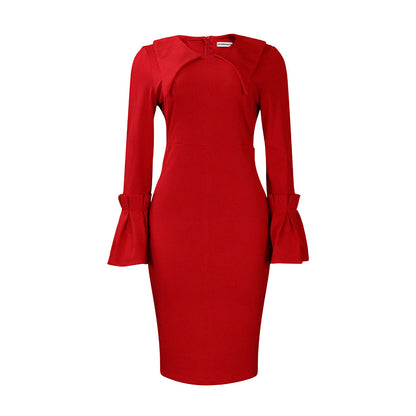 Fashion Temperament Ol Professional Sheath Pencil Skirt